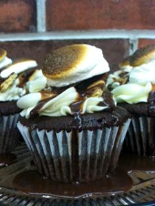 S'mores cupcakes at Sweethearts Confectionary. 